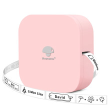 Petal-Inspired Bluetooth Label Maker, Customizable Templates Inkless Printing Thermal Print Head Portable Design for Home Office