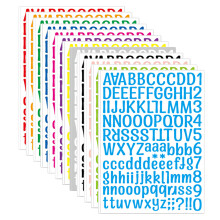 Adesivos de letras personalizados para seus projetos, letras coloridas do alfabeto autoadesivas, fácil instalação e duráveis para álbuns de