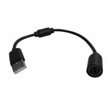 Adapter kontrolera gier do konsoli Xbox360 PC, kabel USB do kontrolera z funkcją bezpiecznego rozłączania, wymienny klucz sprzętowy z redukcją