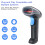 Fast Imaging Barcode Scanner with Two Scanning Modes, Wireless QR Code Scanner with IP54 Waterproof and Ergonomic Design, USB Cordless Barcode Reader 4