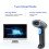 Fast Imaging Barcode Scanner with Two Scanning Modes, Wireless QR Code Scanner with IP54 Waterproof and Ergonomic Design, USB Cordless Barcode Reader 5
