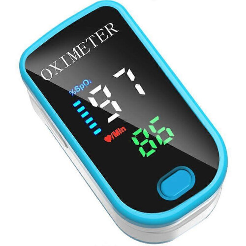 Finger clip oximeter, blood oxygen saturation and pulse measurement, automatic 2