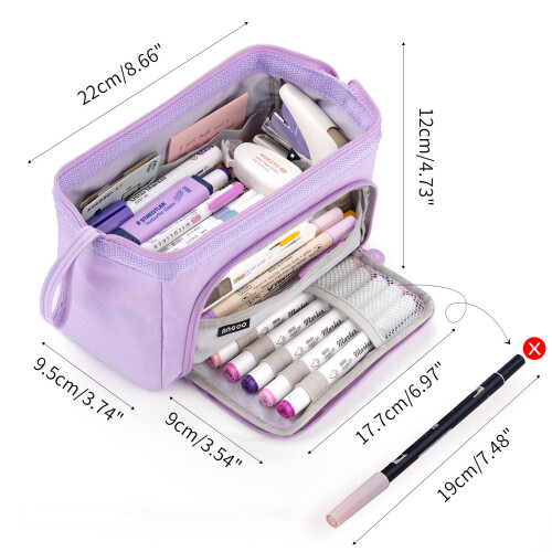 Laminated Label Tape, Quality Guarantee Ensures Your Satisfaction, Optimized for Compatibility with Various Label Makers - Large Capacity (Purple) 1