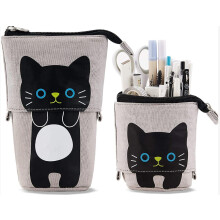 Schattig uitschuifbaar etui voor pennen, perfect voor meer dan 25 schrijfgerei. Gemaakt van duurzaam materiaal dat gemakkelijk te onderhouden is.