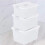 Slim Fit Shelves, High Quality Durable Stackable Container Box With Reinforced Lid, Includes Locking Clips For Secure Closure, Set Of 3 1