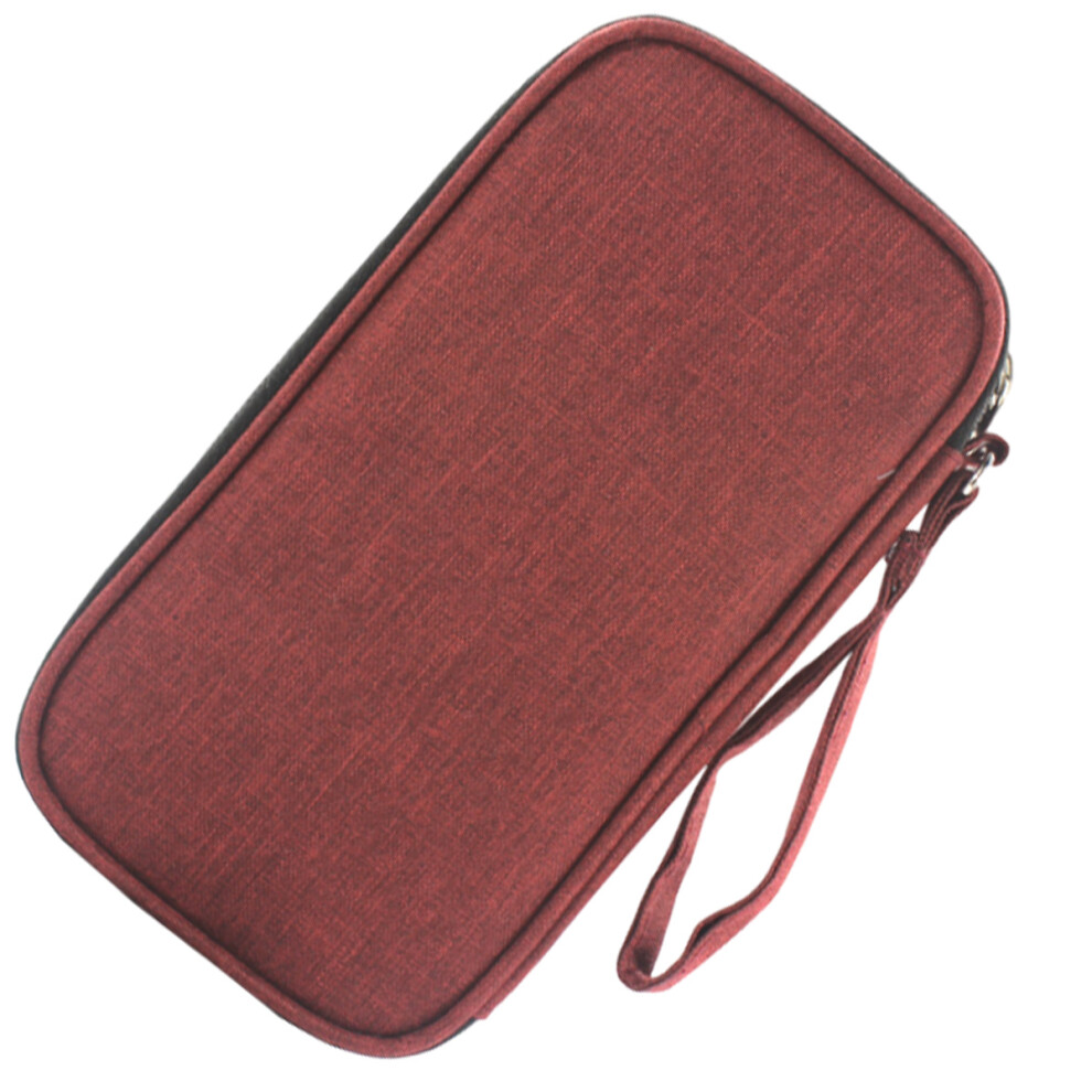 Shockproof Cord Carrying Case, Portable Lightweight Design, Electronic Organizer With Durable Smooth Zipper, Waterproof Canvas Fabric For Traveling, H 9147006969069