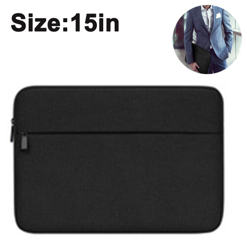 Bolsa para computador, design moderno, fina, protetora, acolchoada e com zíper para laptops de 13/15 polegadas, capa protetora compatível com 1