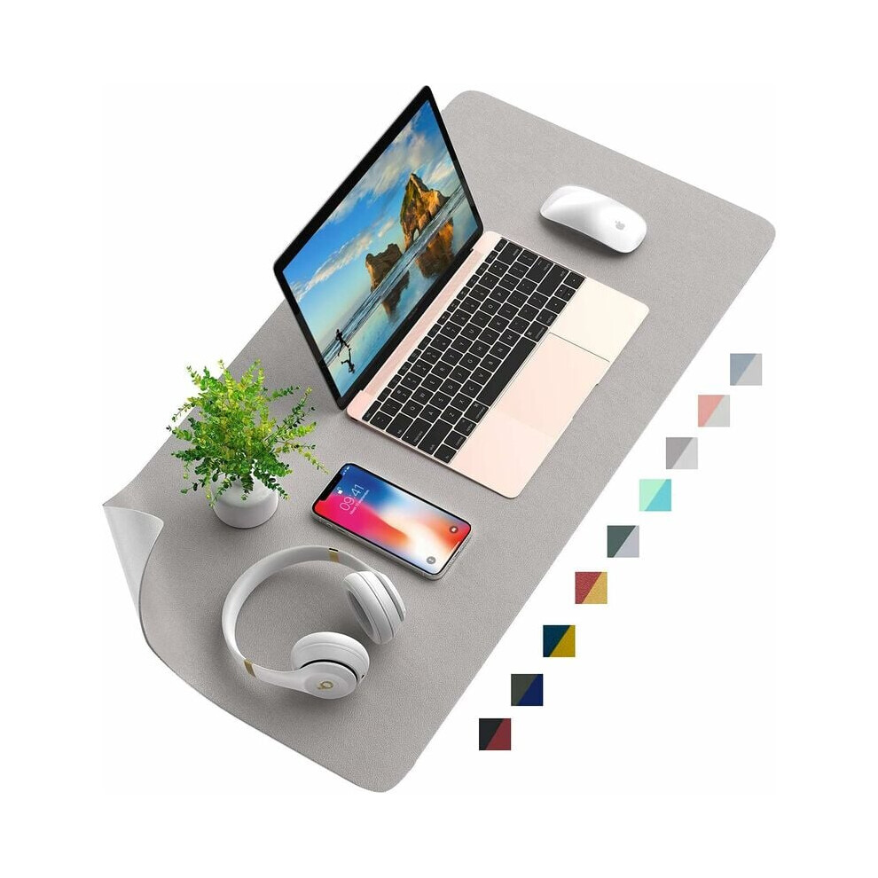 Versatile Non-Slip Desk Pad, Double-Sided Synthetic Leather Desk Blotter For Modern Office Home, Waterproof Surface Resistant To Scratches, Stains, Sp 9176269455552