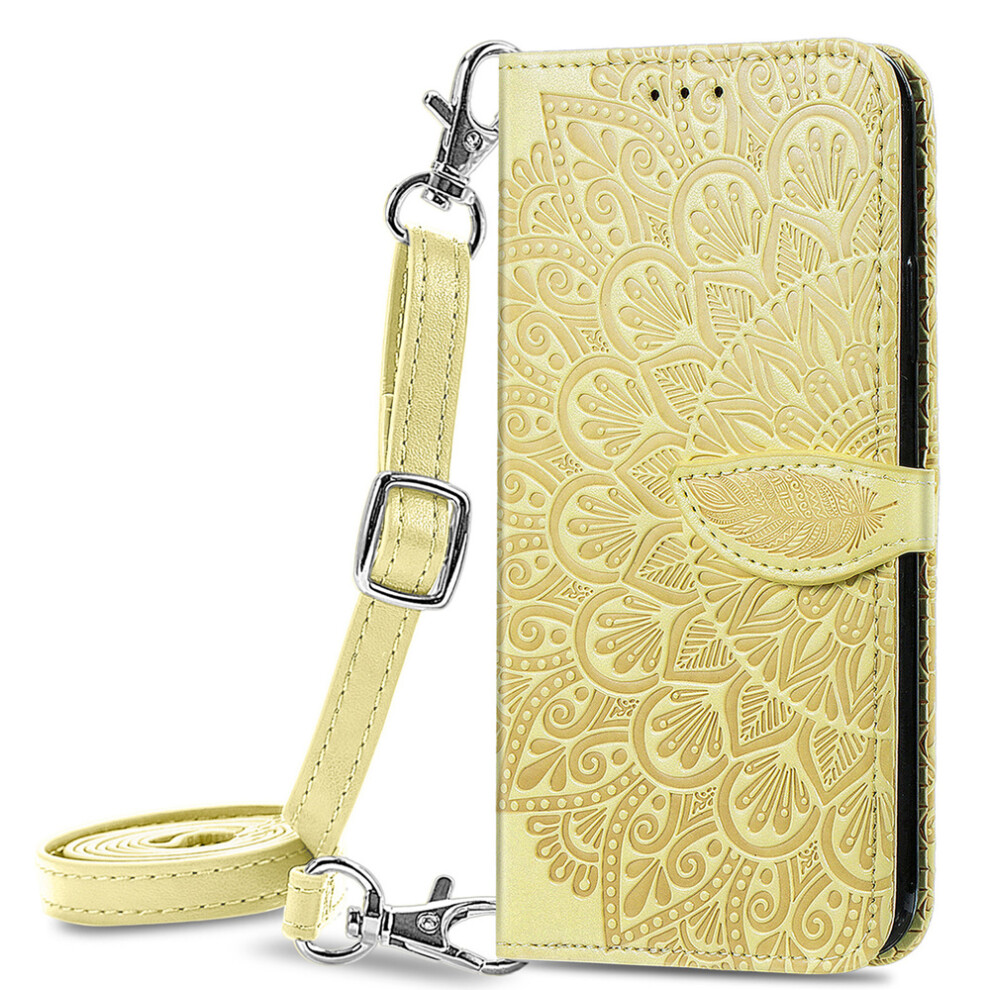 Wallet Case For Iphone 14, Flip Cover With Magnetic Closure And Card Holder, Protective Shockproof Pu Leather Phone Case With Detachable Wrist Strap F 9176269800628