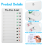 Chore Chart With Odorless Plastic: Versatile Hanging Options For Home And Office, Includes 20PCS Blank Cards For Customization 2