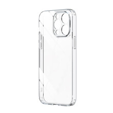 Hülle für iPhone 14-Serie, transparente Polycarbonat-Rückseite mit TPU-Rahmen, stoßdämpfende Luftpolster schützen Ihr Telefon vor Stößen,