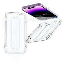 Ochranný kryt obrazovky vojenské úrovně pro iPhone řady 14, ultratenký kryt z tvrzeného skla odolný proti rozbití, pouzdro s nulovou