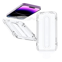 Ochranný kryt obrazovky vojenské úrovně pro iPhone řady 14, ultratenký kryt z tvrzeného skla odolný proti rozbití, pouzdro s nulovou