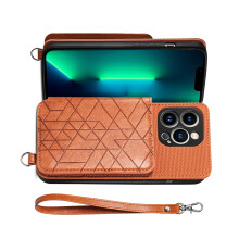 Portofel magnetic din piele compatibil cu Magsafe, portofel magnetic ultra-subțire pentru telefon cu protecție tampon ridicată pentru iPhone 14Pro