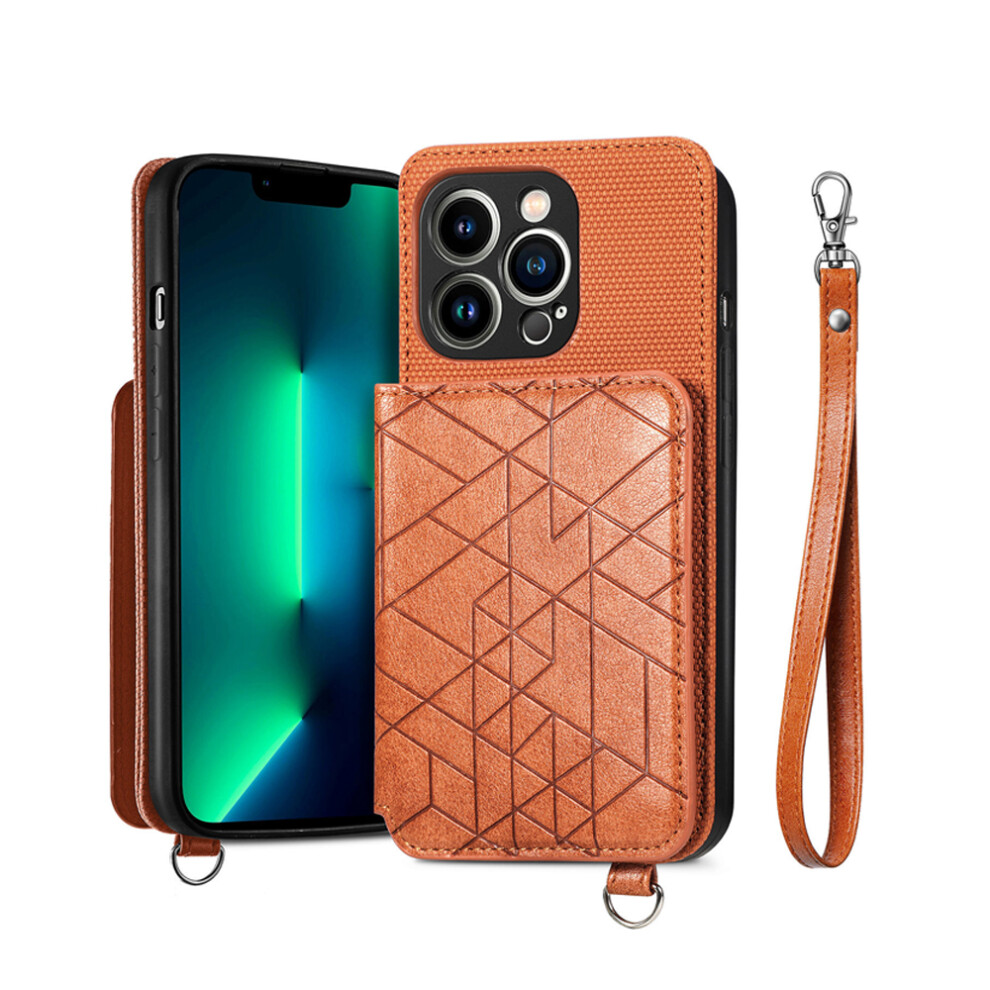 Wallet Case For Iphone 14, Practical Kickstand Feature & Rfid Blocking, Crossbody Wallet Case Offers Versatility And Security 9012494612486