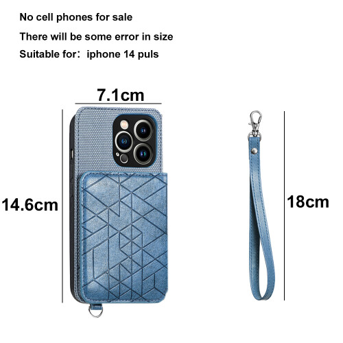Μαγνητικό πορτοφόλι τηλεφώνου για iPhone, πορτοφόλι συμβατό με MagSafe από δέρμα υψηλής 1