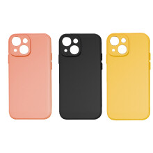 Suojakuori iPhone14Prolle, pehmeästä kumista valmistettu TPU-iskunvaimennus ja langaton lataus, liukumaton rakenne (3 kpl)