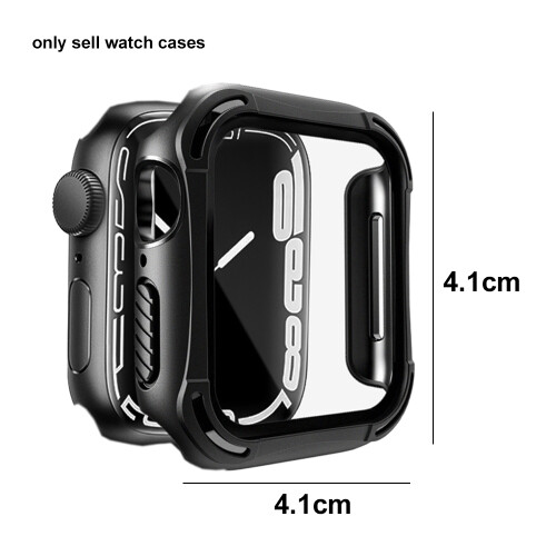 Προστατευτικό οθόνης Apple Watch, αδιάβροχη θήκη, ανθεκτική στις κραδασμούς θήκη με 1