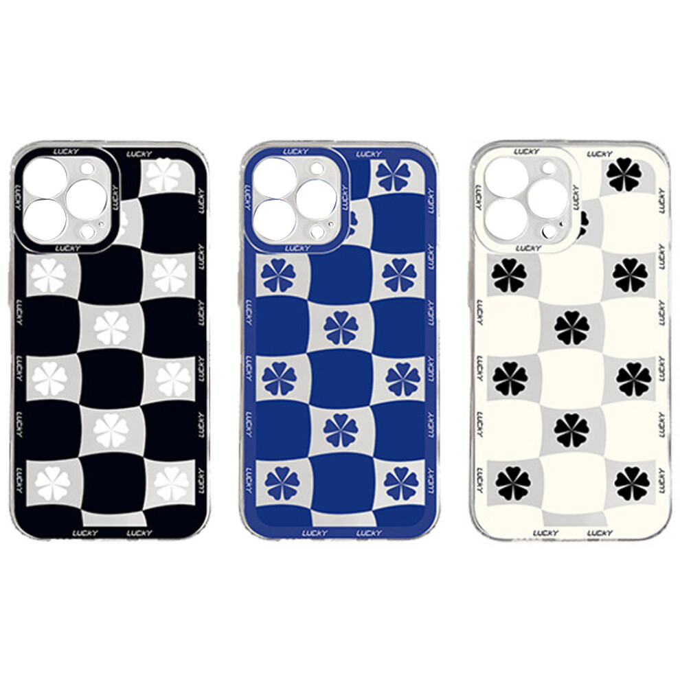 Phone Case With Cute Plaid Pattern, Shockproof Hard Pc And Soft Tpu Protective Design For Compatible Iphone Models, Slim Fit With Raised Edges And Cam 9176269803544