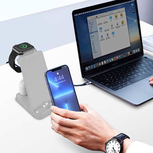 Σταθμός φόρτισης για συσκευές Apple: Βάση φόρτισης MagSafe, μη μαγνητικός ασύρματος 2