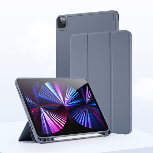 Capa fina e leve para o seu iPad Air de 10,9 polegadas, com bordas reforçadas para maior proteção e função de ativação/desativação 2