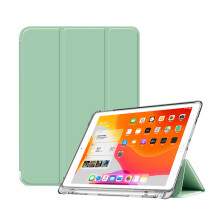 Justerbare synsvinkler til iPad Pro2021 (11 tommer), TPU Smart Trifold med blyantholder, omfattende beskyttelse mod fald og ridser, til iPhone