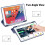 Capa flexível em TPU para iPad Air 4/5 (10,9 polegadas), capa tripla com forro de microfibra e bordas absorventes de impacto, proteção completa. 5