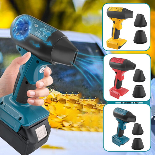 Φορητός ανεμιστήρας Jet Blower με ισχυρό στροβιλοσυμπιεστή, ηλεκτρικό ξεσκονόπανο 1