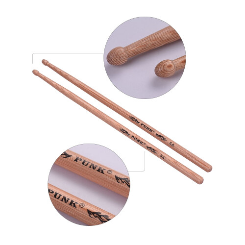 dadypet Percussion Drumsticks Hickory Wood, 5A 2