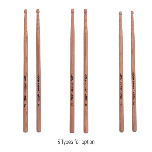 dadypet Percussion Drumsticks Hickory Wood, 5A 1