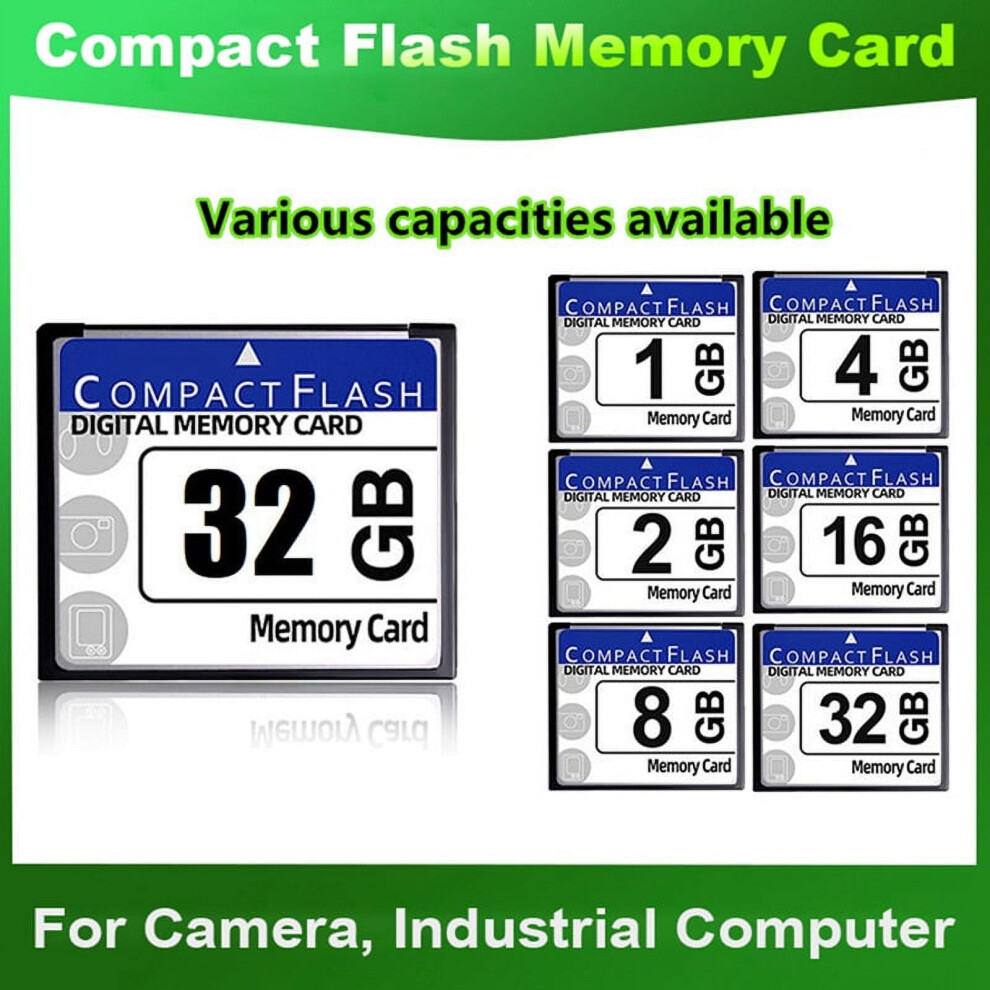 1Gb Compact Flash Memory Card For Camera, Advertising Machine, Industrial Computer Card 9180479477679