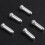 100x Cykel Gearskifter Bremsekabel Tips Caps End Crimp Sølv 5