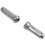 100x Cykel Gearskifter Bremsekabel Tips Caps End Crimp Sølv 2