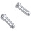 100x Cykel Gearskifter Bremsekabel Tips Caps End Crimp Sølv 3