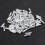 100x Cykel Gearskifter Bremsekabel Tips Caps End Crimp Sølv 4