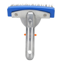 Heavy Duty Stainless Steel Pool Brush 5.5in for Swimming Pool Spa Pond Floor and Wall Cleaning