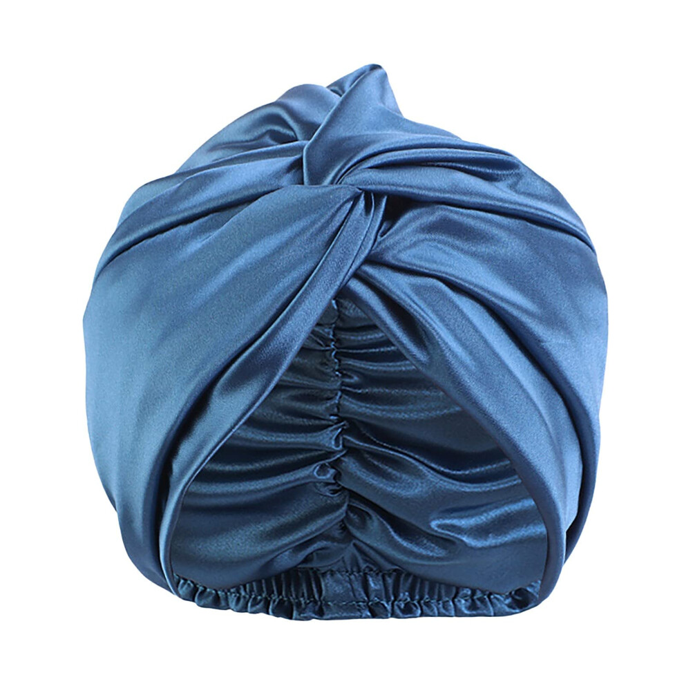 Extra Large Satin Sleep Cap for Curly Hair, Reversible Adjustable Silk Hair Bonnet for Women