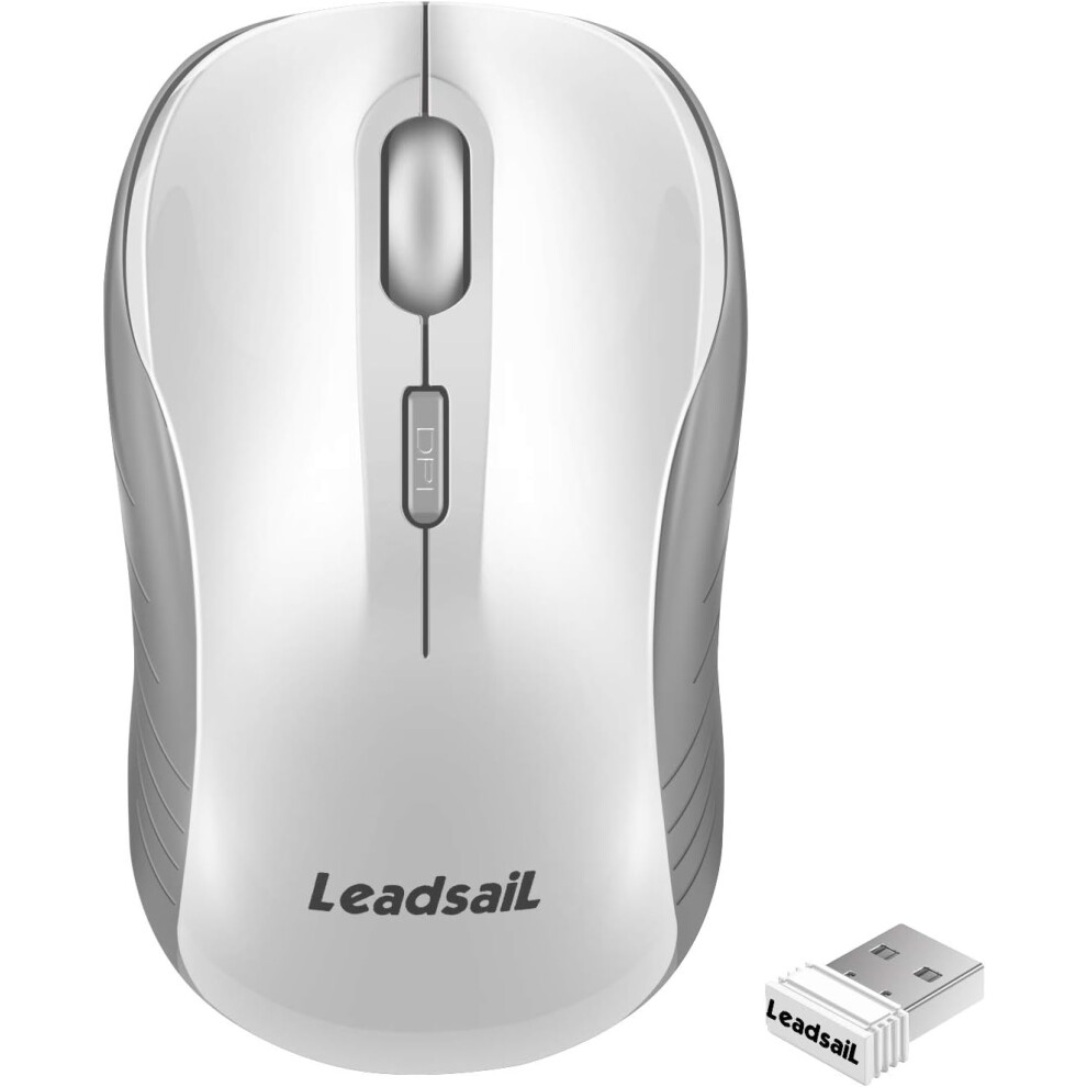 Innovative Multi-Device Wireless Mouse, Rechargeable, Ergonomic Comfort For Productivity Boost, Quiet Click, Contoured Shape With Rubber Side Grips, F 9176269457624