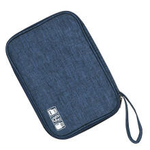 Compact Travel Cable Organizer, Electronics Accessories Case Waterproof Fabric Portable Digital Storage for Outdoor Activities