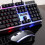 Mechanical Gaming Set, Rainbow Led Lights, Ergonomic Desktop Combo For Unmatched Gaming Experience 2