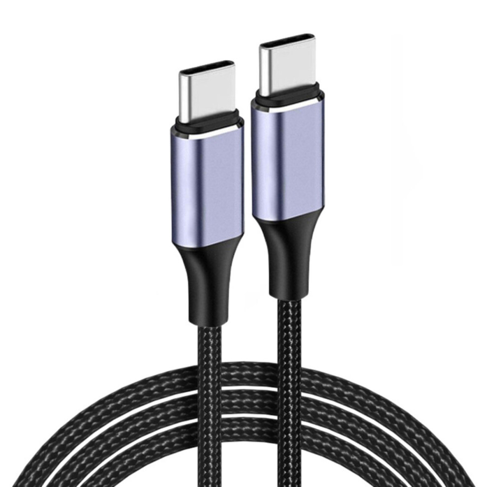 Usb C To Usb C Data Transfer Cable, Type C To Type C Monitor Cable, High Speed Usb C 3.1 Gen 2 Cable Support 4K 60Hz 10Gbps 100W Pd Fast Charging, Nyl 9176269460785