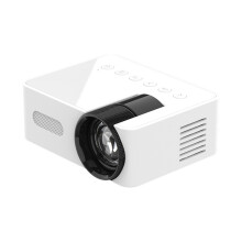 Portable Video Projector, Mini HD LED Home Theater Player with 1080P HD Displaying and Multiple Input Interface, Small and Portable Design for Indoor