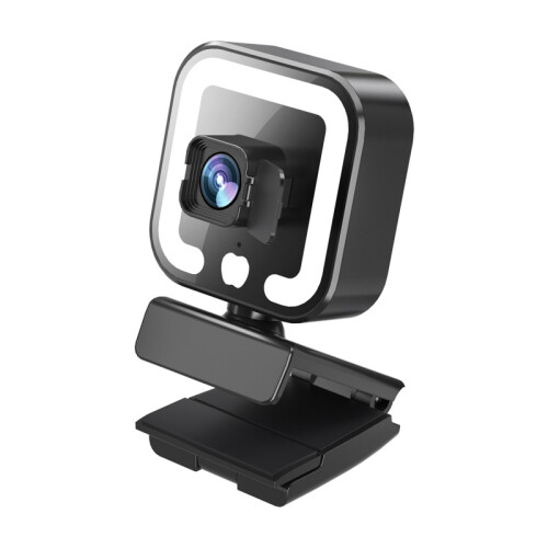 1080p Clear Webcam με αυτόματη εστίαση και ενσωματωμένο φωτισμό, ρυθμιζόμενο φωτισμό