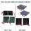 Solar Panel For Outdoor Use, DIY Solar Panel Efficient Energy Conversion Epoxy Solar Panel Module Lightweight And Durable Construction For Emergency A 4