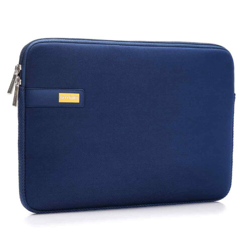 Capa protetora resistente a impactos para laptops de 13 a 14 polegadas, estojo acolchoado para transporte de computador com design fino e leve, bolsa
