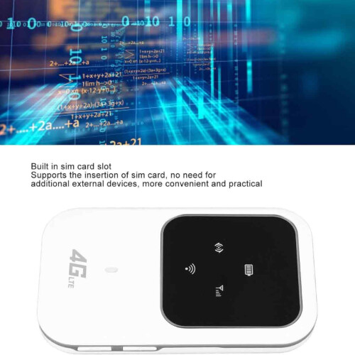 Συσκευή Smart4G WiFi, Γρήγορη και εύκολη εγκατάσταση με φορητό WiFi Hotspot, Κινητό για 1
