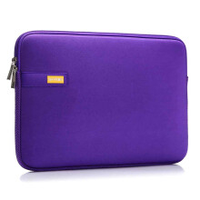 Ekstra oppbevaringsveske til laptop for 11–14-tommers enheter, slank og lett design med doble glidelåser, støtsikkert beskyttende laptopdeksel