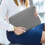 Capa protetora resistente a impactos para laptops de 13 a 14 polegadas, estojo acolchoado para transporte de computador com design fino e leve, bolsa 3
