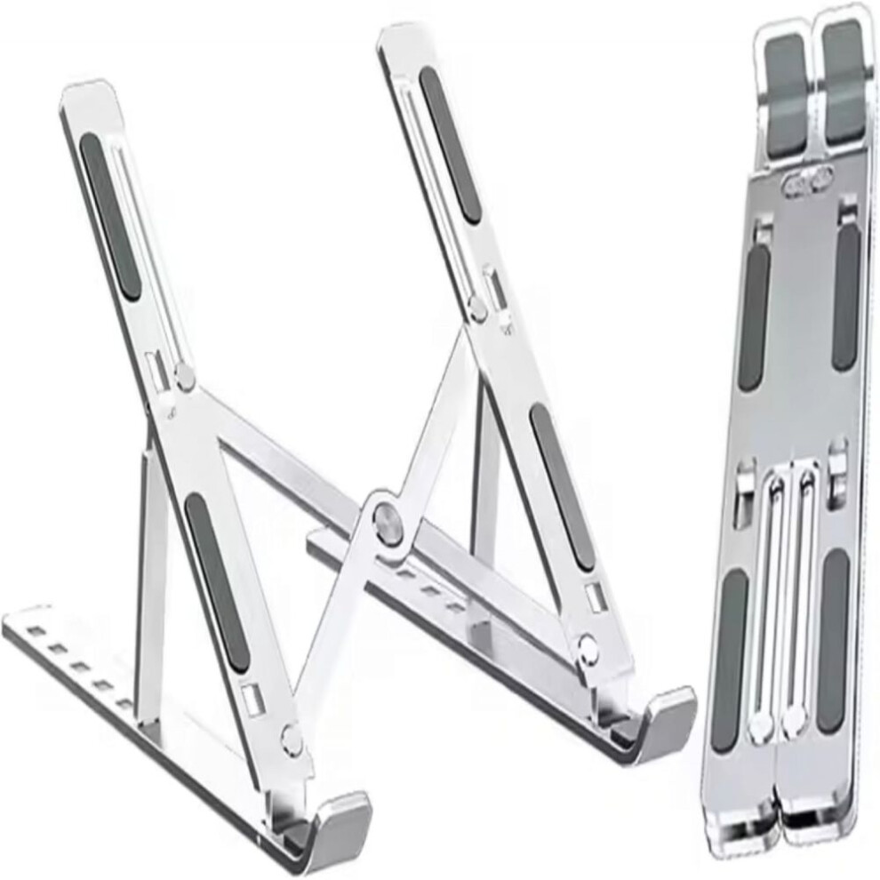 Laptop Stand For Desk, Adjustable Angle Aluminum Alloy Laptop Holder With Ergonomic Design Foldable Portable Stand For 10-15.6 Inch Devices, Heat Diss 9176269461362