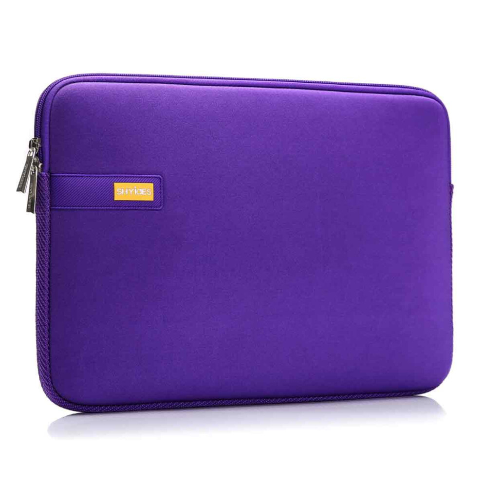 Laptop Sleeve Bag For 11-14 Inch Devices, Neoprene Computer Sleeve Bag With Additional Storage Pouch, Shockproof Protective Laptop Cover With Dual Zip 9176269462826